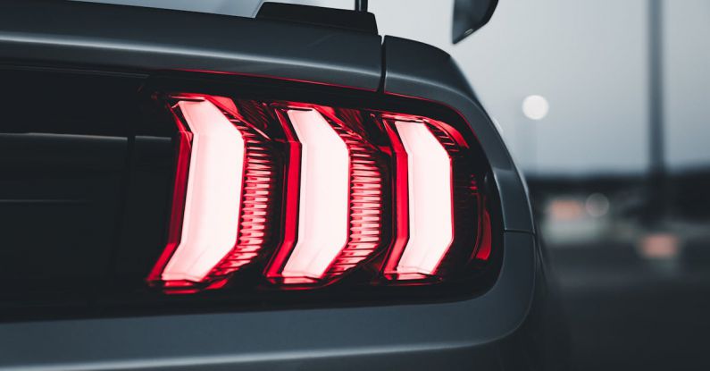 Mustang Auto - Taillight of Shelby Mustang